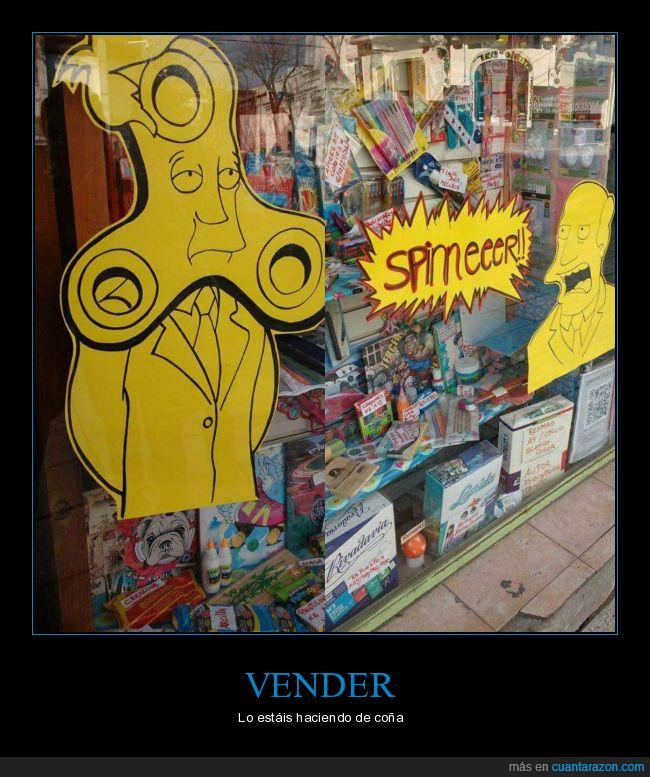 Spinner,los Simpson,publicidad
