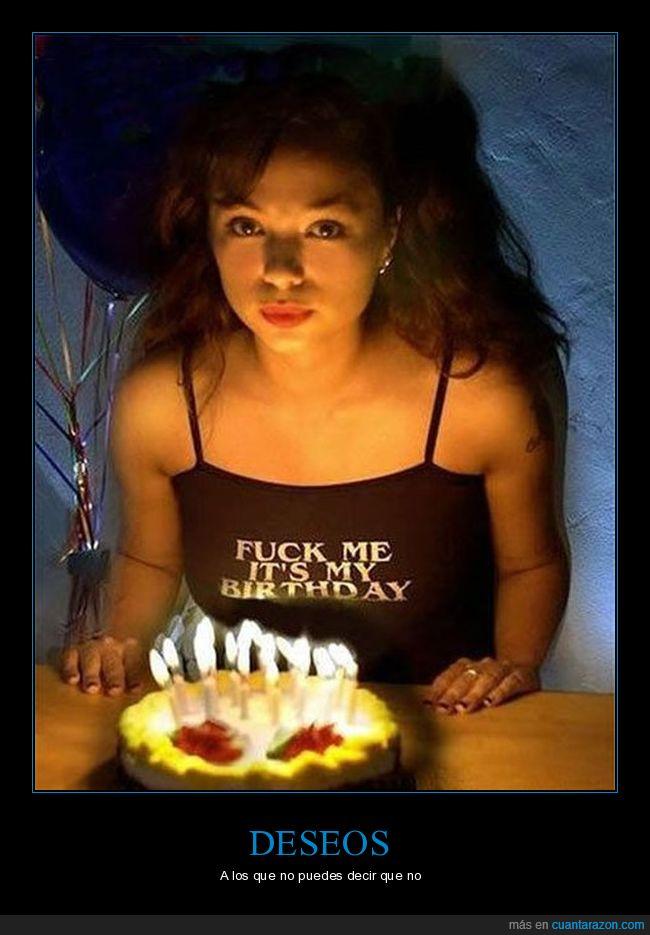 camiseta,chica,f*ck me es mi cumpleaños,pastel,velas