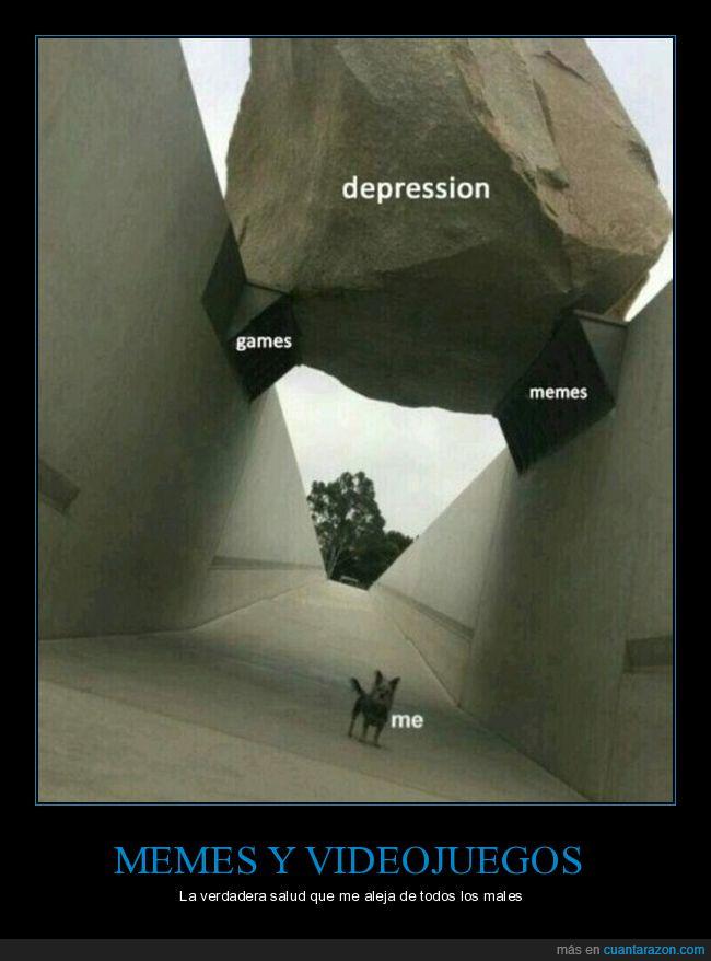 depresión,yo,memes,videojuegos