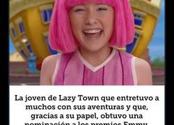 Enlace a Así luce la famosa actriz de Lazy Town a sus 26 años