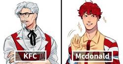 Enlace a Ilustradora reimagina a estas marcas de fast food como personajes de anime
