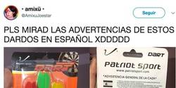 Enlace a Las advertencias de estos dardos en español o cómo dejar notas a tu compañera de trabajo