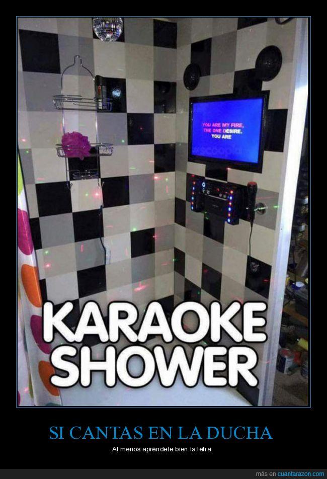 ducha,karaoke,letra
