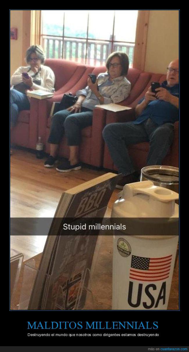 abuelos,smartphones,millennials