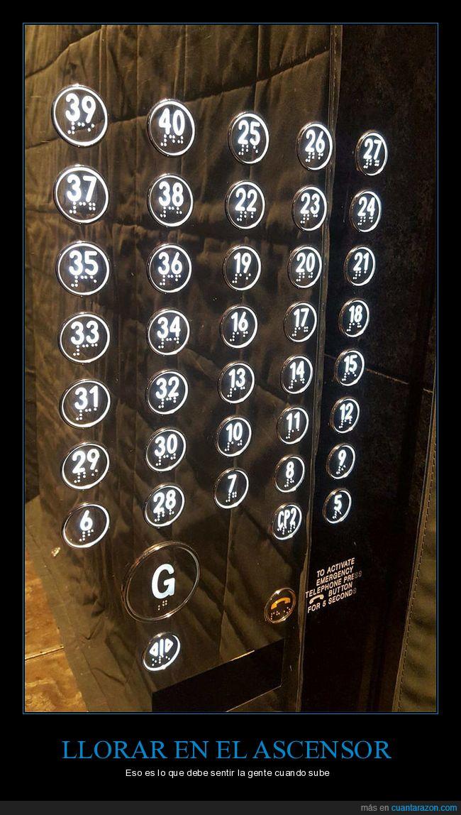 ascensor,numeros desordenados