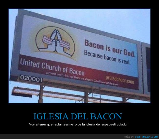 bacon,iglesia,dios