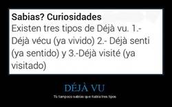 Enlace a Los 3 tipos de DÉJÀ VU