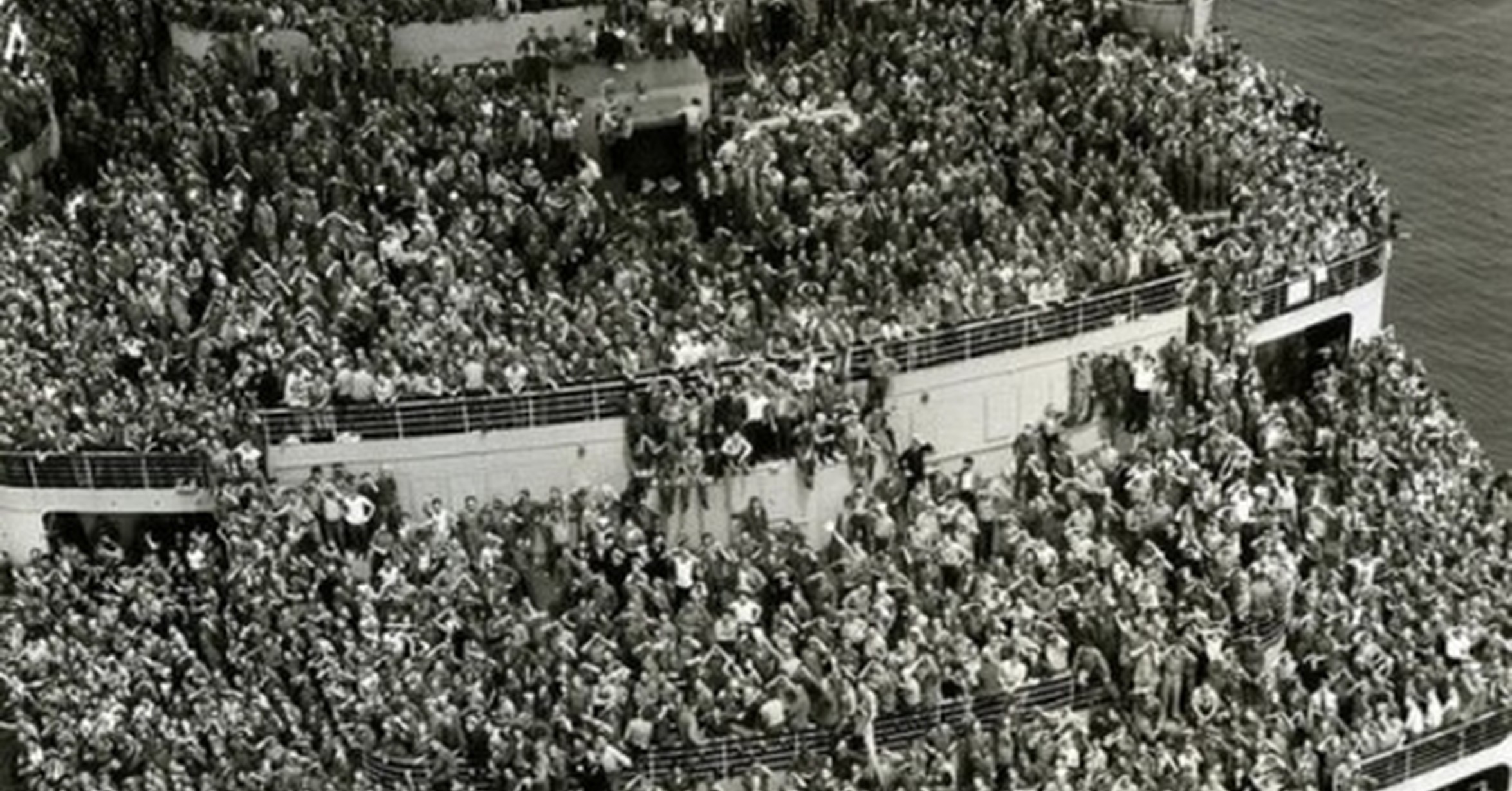 ¡Cuánta razón! / Soldados americanos volviendo a casa despueÌ s de la II