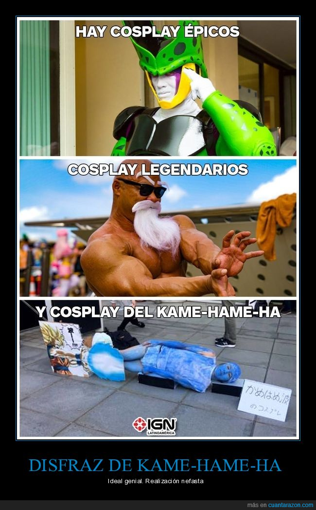 dragon ball,cosplay,disfraz,kame-hame-ha