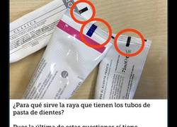 Enlace a No tenías ni idea para qué sirve la raya que tienen los tubos de pasta de dientes
