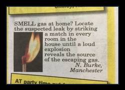 Enlace a ¿HUELE A GAS?