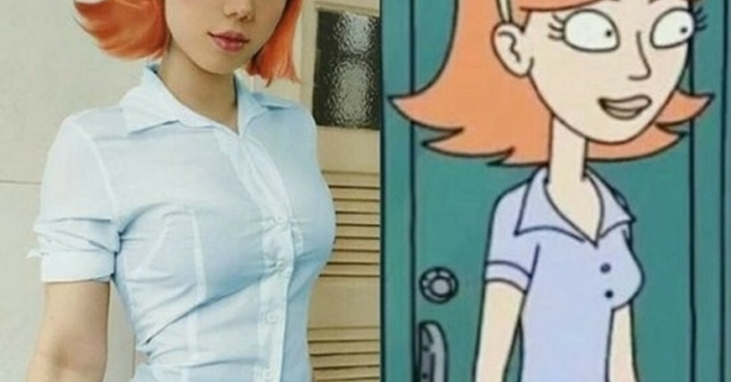 Cuánta razón! / Cosplay de la efímera novia de Morty Cuánta razón! / Cosplay de la efímera novia de Morty