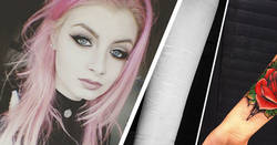 Enlace a Esta chica de 19 años quería cubrir las cicatrices de sus autolesiones pero ningún tatuador quiso ayudar. Excepto uno