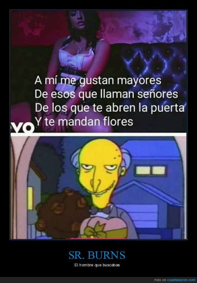 Simpsons,mayores,flores