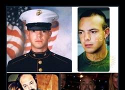 Enlace a La I-N-C-R-E-Í-B-L-E transformación de un marine peludo en una moza rubia delgada