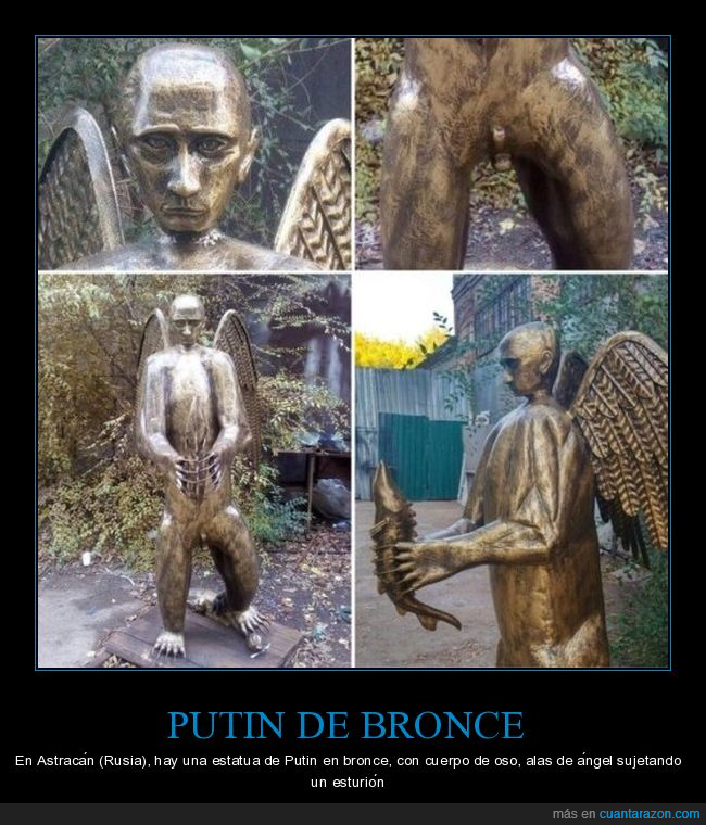 putin,bronce,estatua