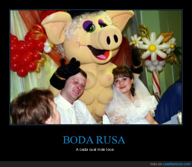 cerdo,boda,rusos