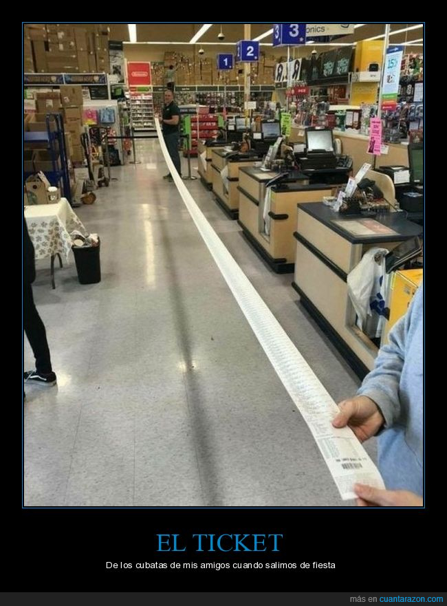 ticket,cubatas,supermercado