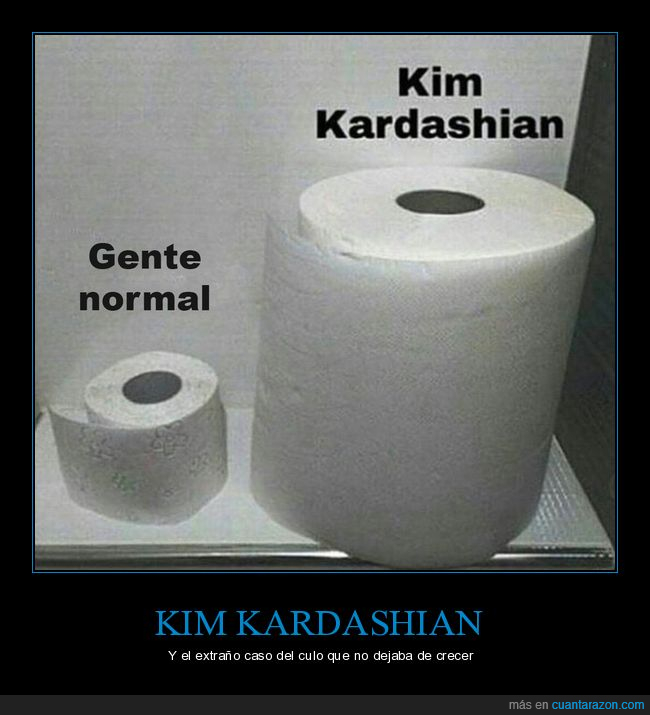 kim kardashian,papel higiénico,culo