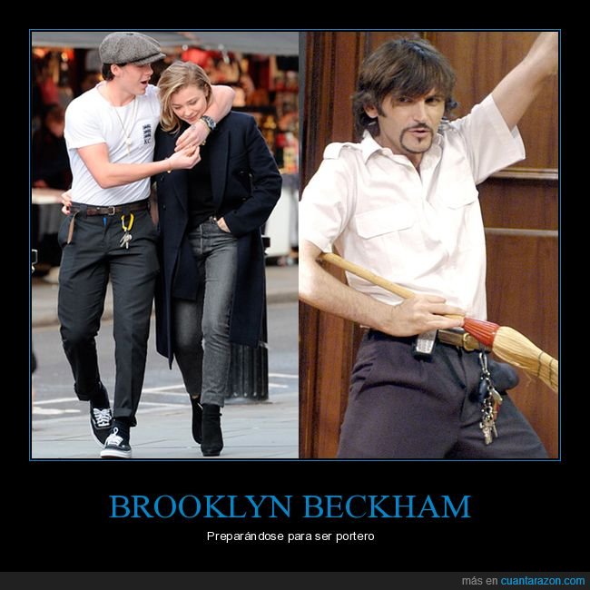aquí no hay quién viva,brooklyn beckham,emilio,parecidos,portero