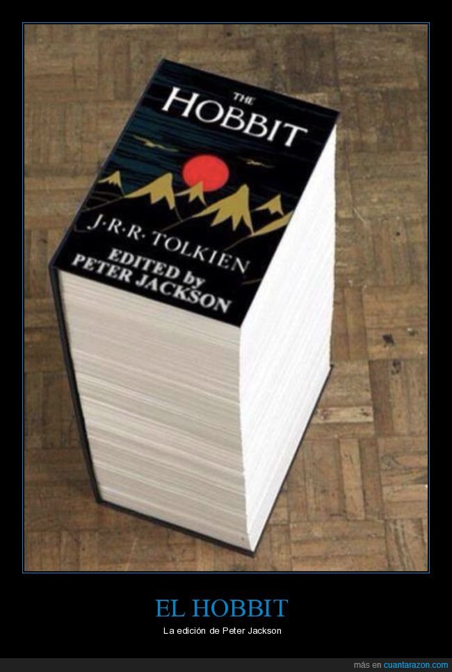 el hobbit,peter jackson,libro