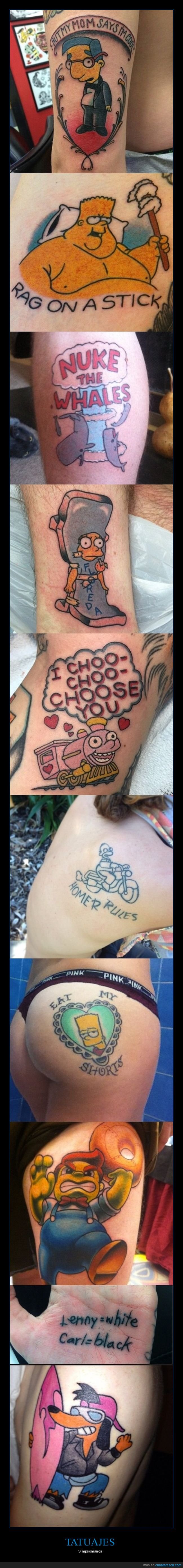 tatuajes,simpsons