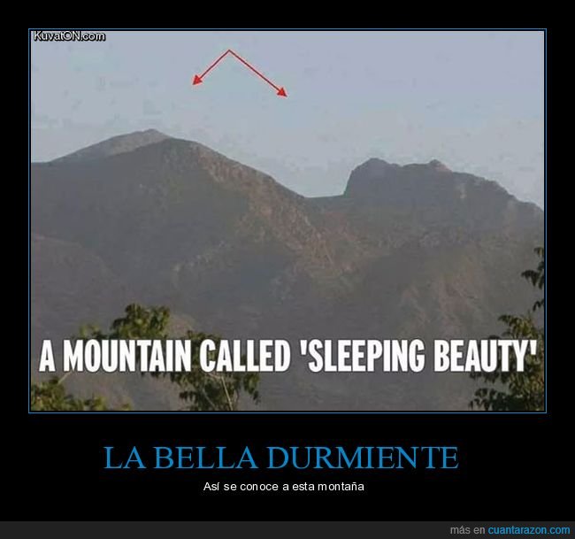 la bella durmiente,montaña
