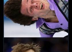 Enlace a Divertidas caras de patinadores olímpicos que muestran por qué no se deberían permitir cámaras en algunos deportes