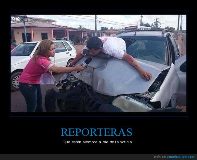 reportera,accidente,entrevistando,wtf