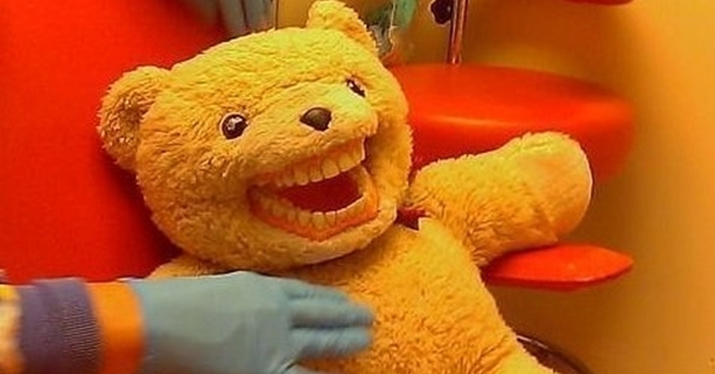Peluches vistos en consultas de dentistas