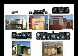 Enlace a Equipos de sonido según viviendas