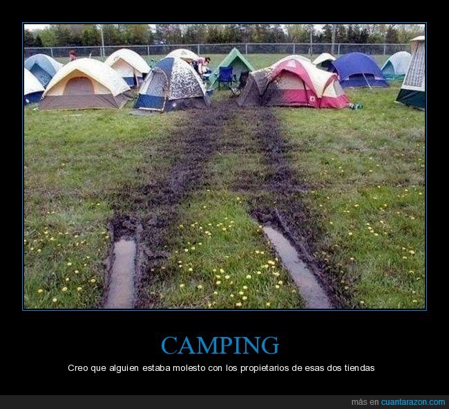 camping,barro,fails