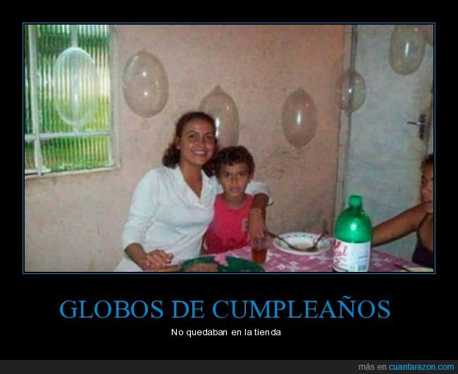 globos,cumpleaños,condones