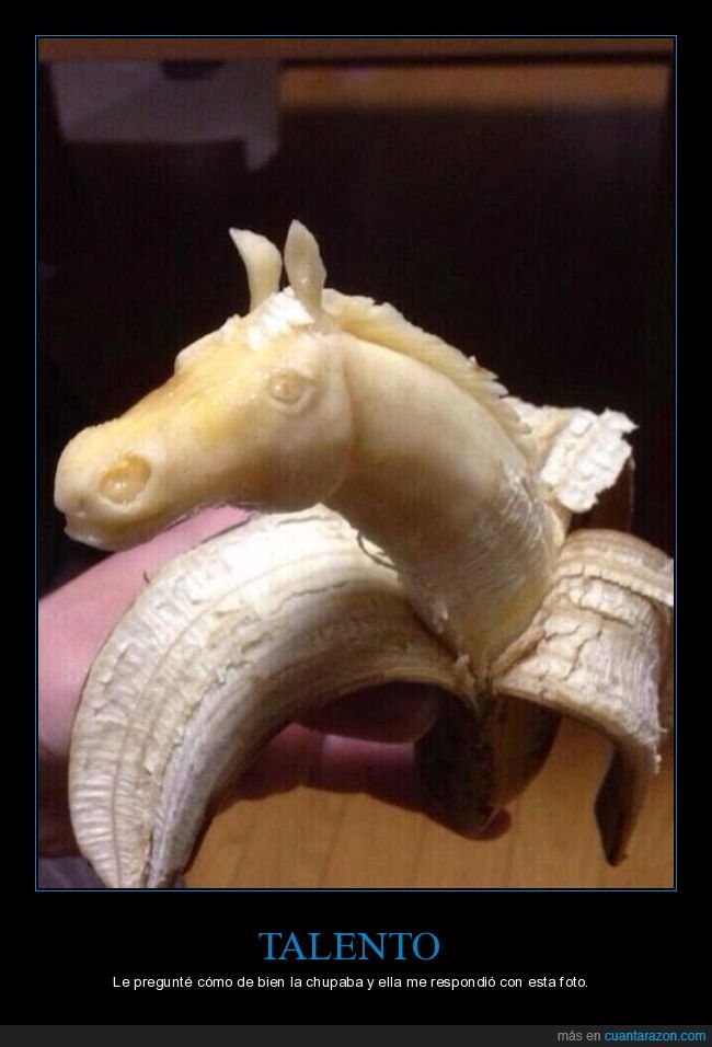 plátano,caballo,arte