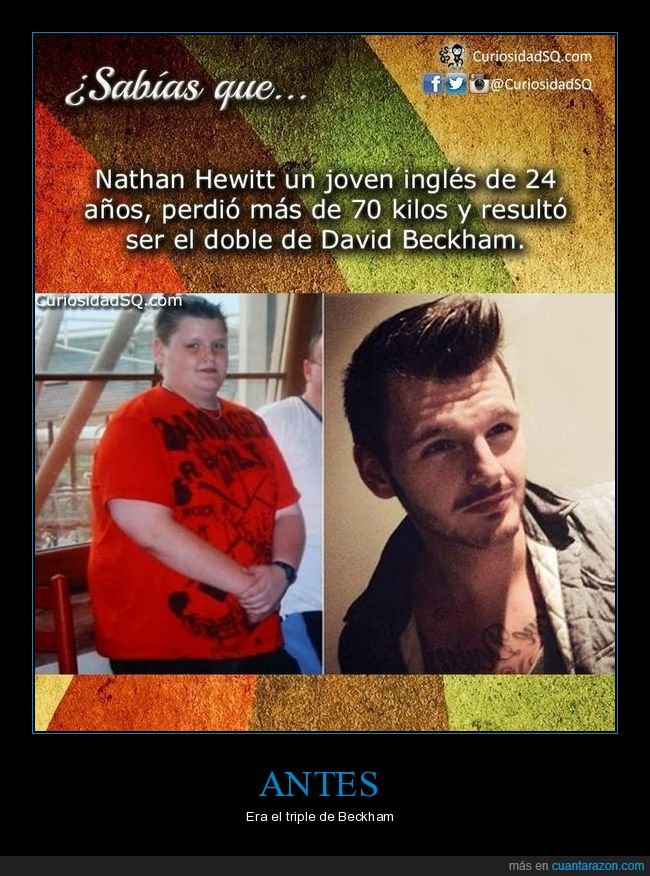 nathan hewitt,peso,antes,después,doble,beckham,parecidos