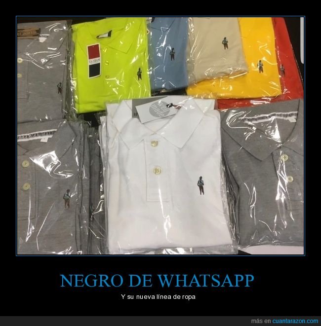 ropa,negro de whatsapp,logo,wtf