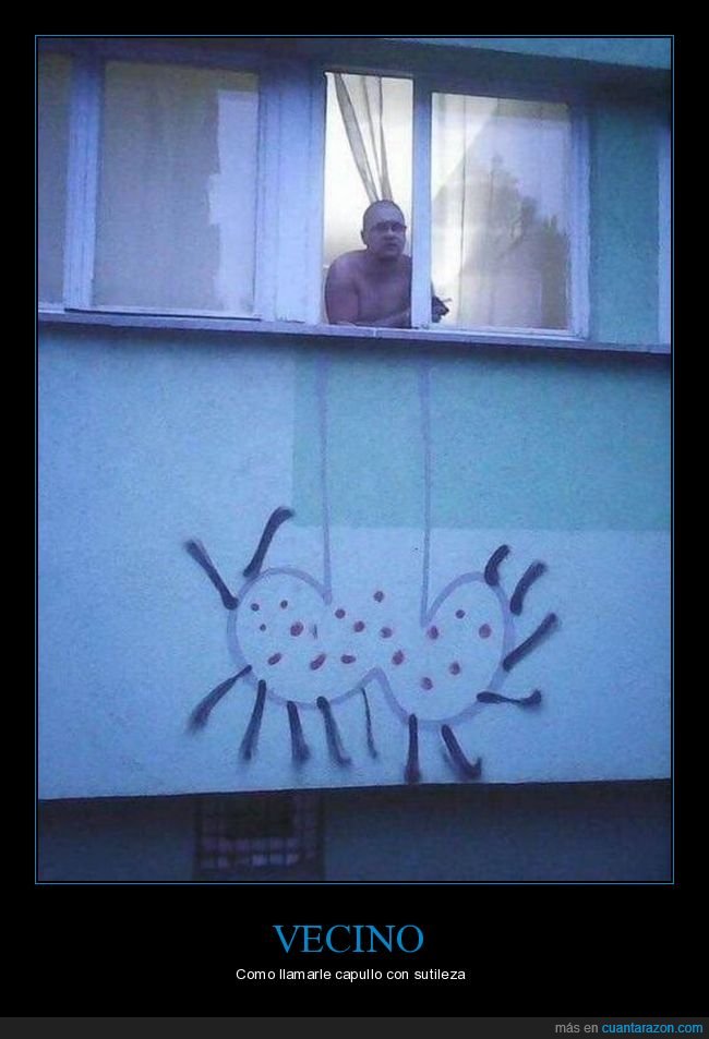 vecino,pintada,ventana