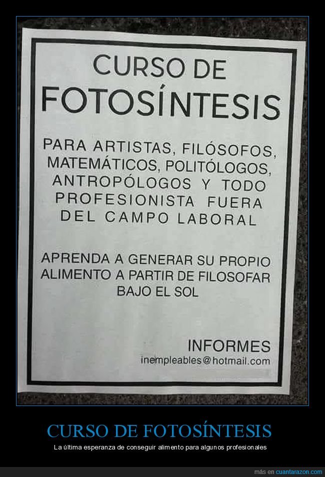 fotosíntesis,curso,cartel,wtf