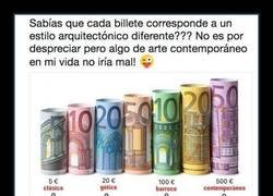 Enlace a Los estilos arquitectónicos en los billetes