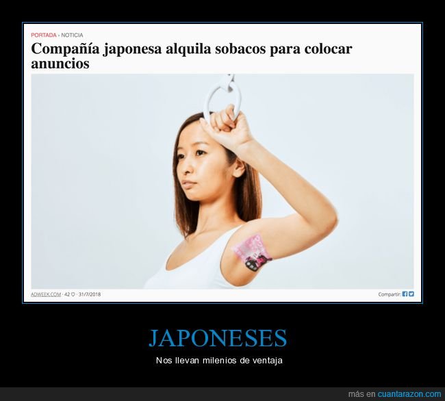 japón,alquilar,sobacos,anuncios