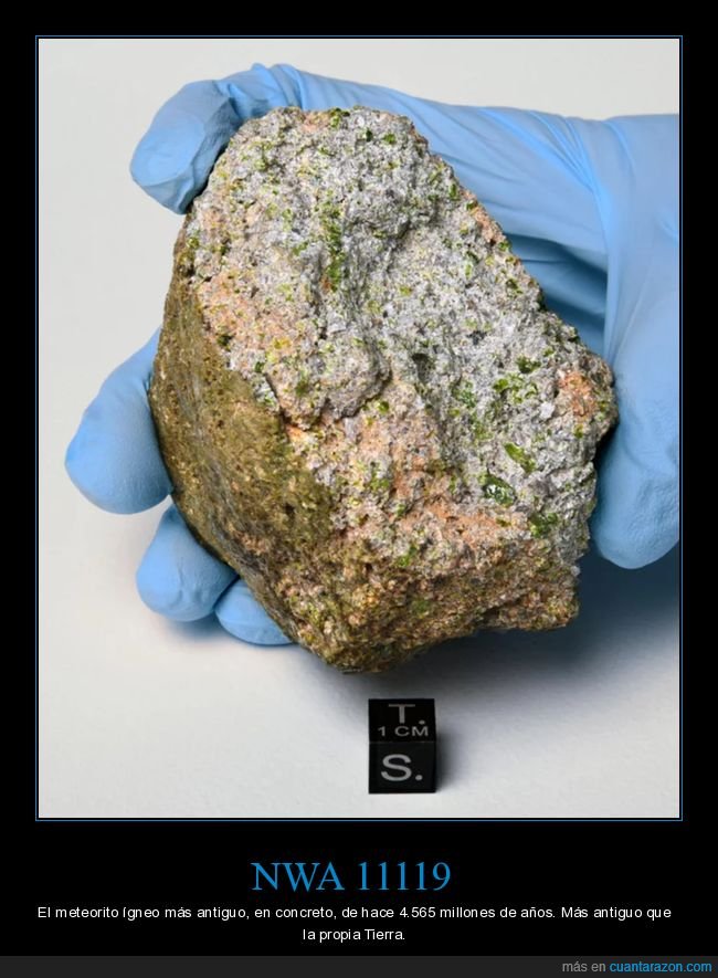 nwa 11119,meteorito,antiguo
