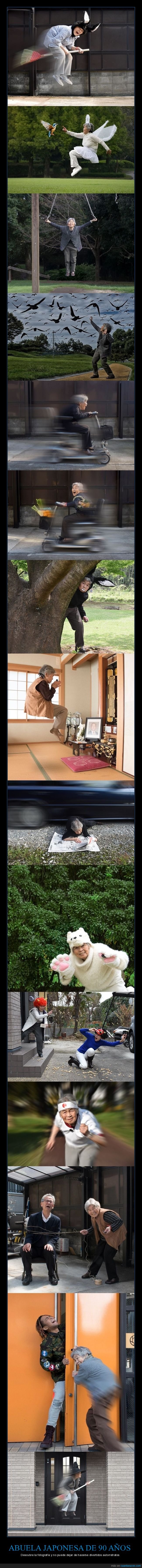 abuela,japonesa,90 años,fotografía