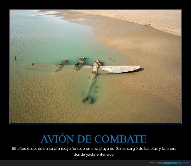avión de combate,65 años,playa