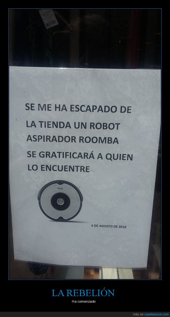 robot,roomba,escapado,aspirador