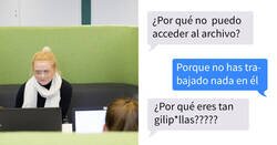 Enlace a Este chico dejó de compartir un proyecto grupal con una chica que “escribe a su novio en vez de ayudar” y todo se salió de madre