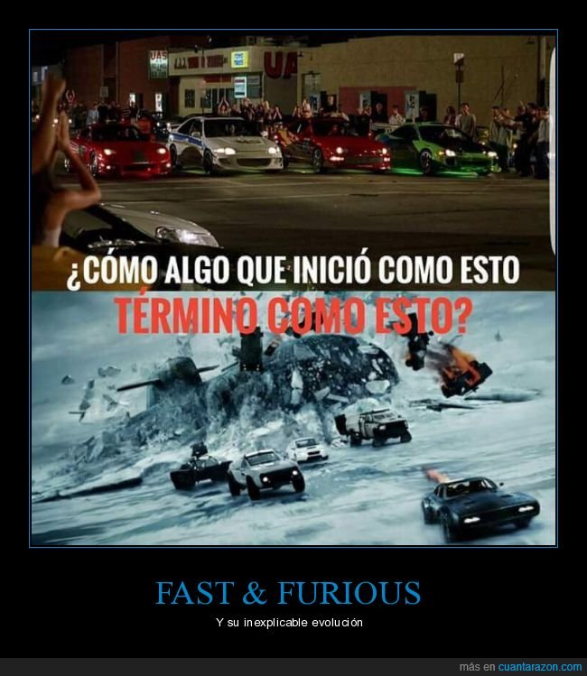 fast & furious,evolución,cine