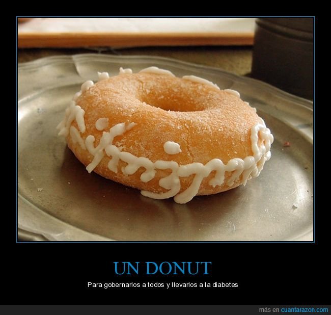 donut,anillo único,el señor de los anillos