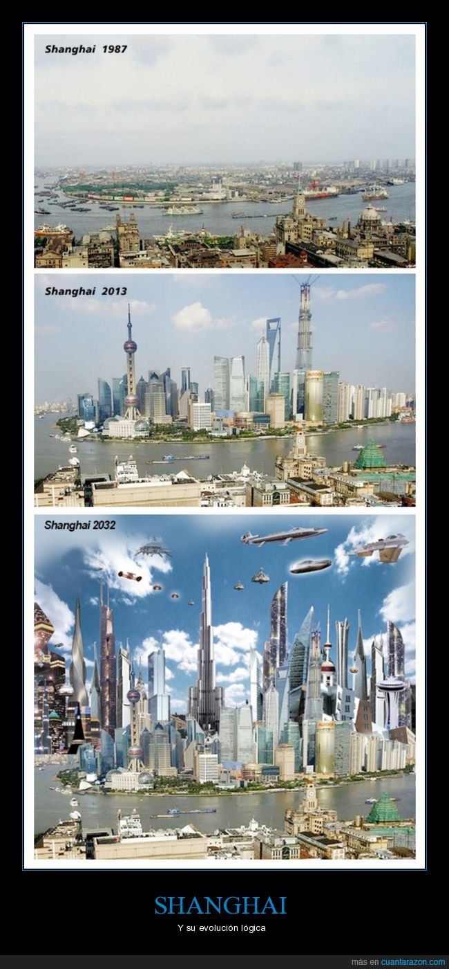 shanghai,evolución,ciudad,futuro