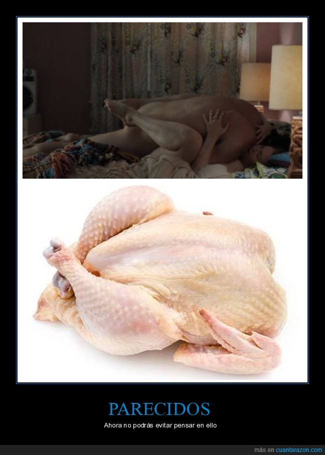 pareja,cama,pollo,parecidos
