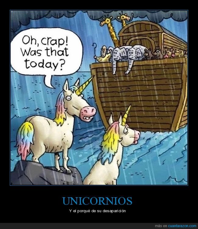 unicornio,arca de noé,nunca existieron